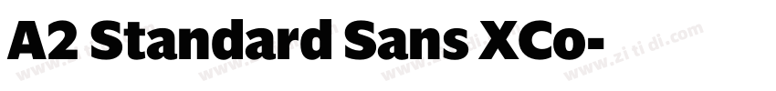 A2 Standard Sans XCo字体转换 A2 Standard Sans XCo字体转换